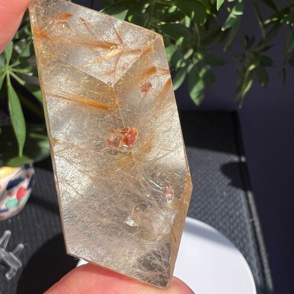 Golden Rutilated Quartz Crystal‎ Freeform - Picture 3 of 16